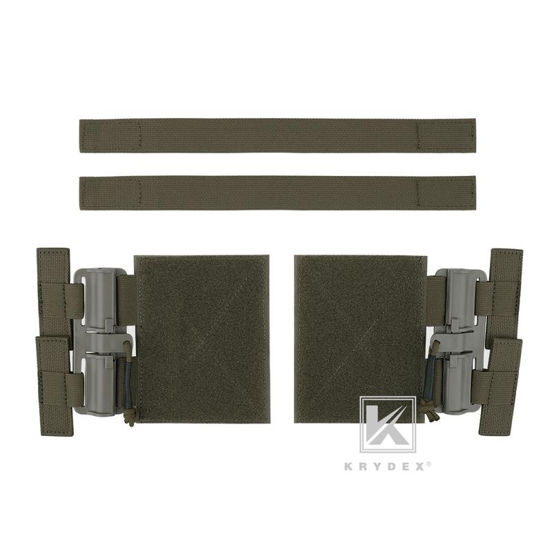 KRYDEX Quick Release Cummerbund Adapter QD Buckle Set for JPC CPC AVS LBT6094 etc 3 Band Molle Cummerbund Plate Carrier Vest 1 Pair