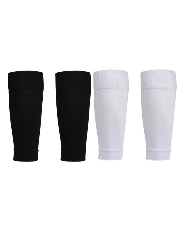 Sporty Unisex's Plain Compression Leg Sleeves, Sports Sweat Absorbing Socks, Sports Protective Gear for Men & Women, Fall Outfits, Fallfreshness