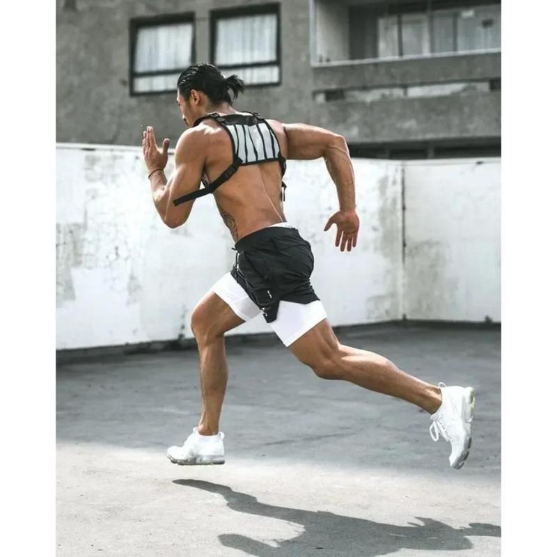 Berserk- Men's 2-in-1 sports shorts, running quick drying shorts, gym and fitness training, double layered