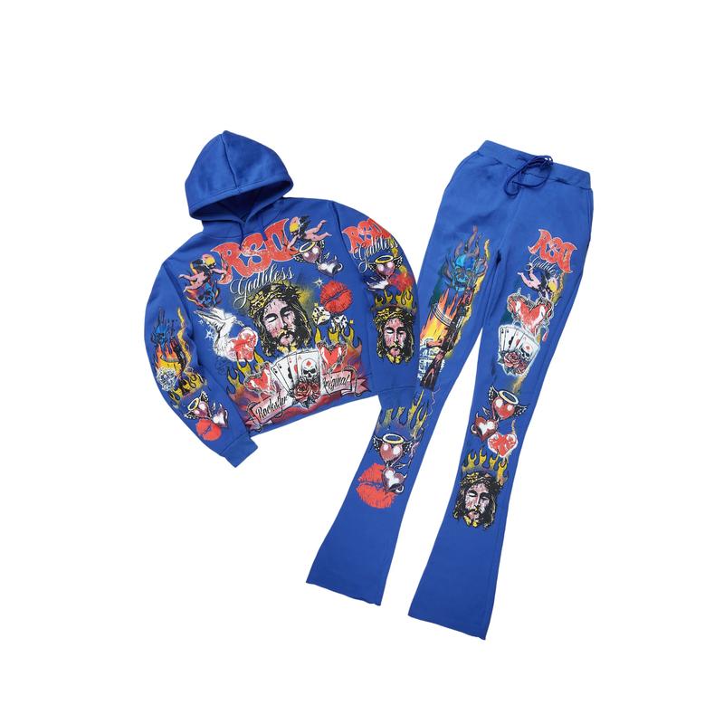 Curshae Royal Blue Super Stacked Trackset