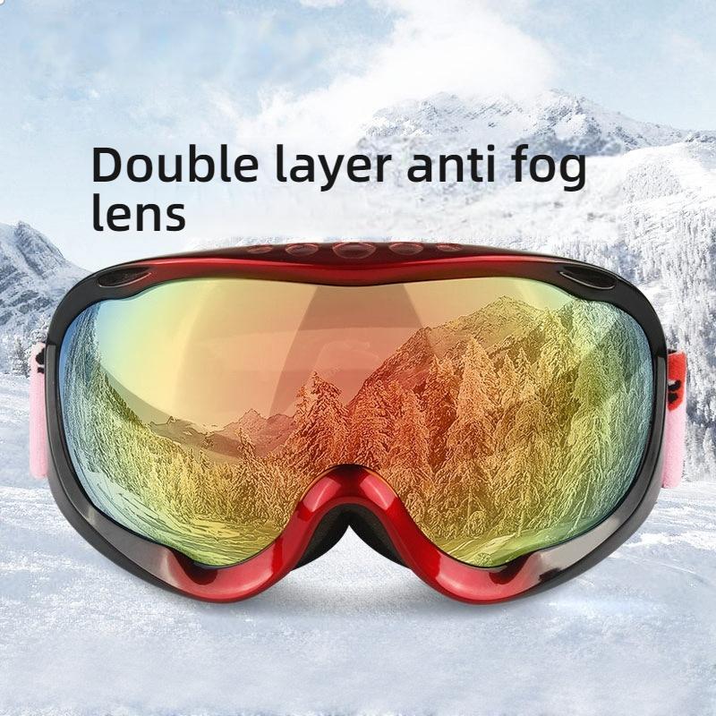 Ymibaok Ski Goggles - Over Glasses Ski Snowboard Goggles for Men, Women & Youth - 100% UV Protection-Protection Snow Goggles for Men & Women ski goggles fashionable sunglass