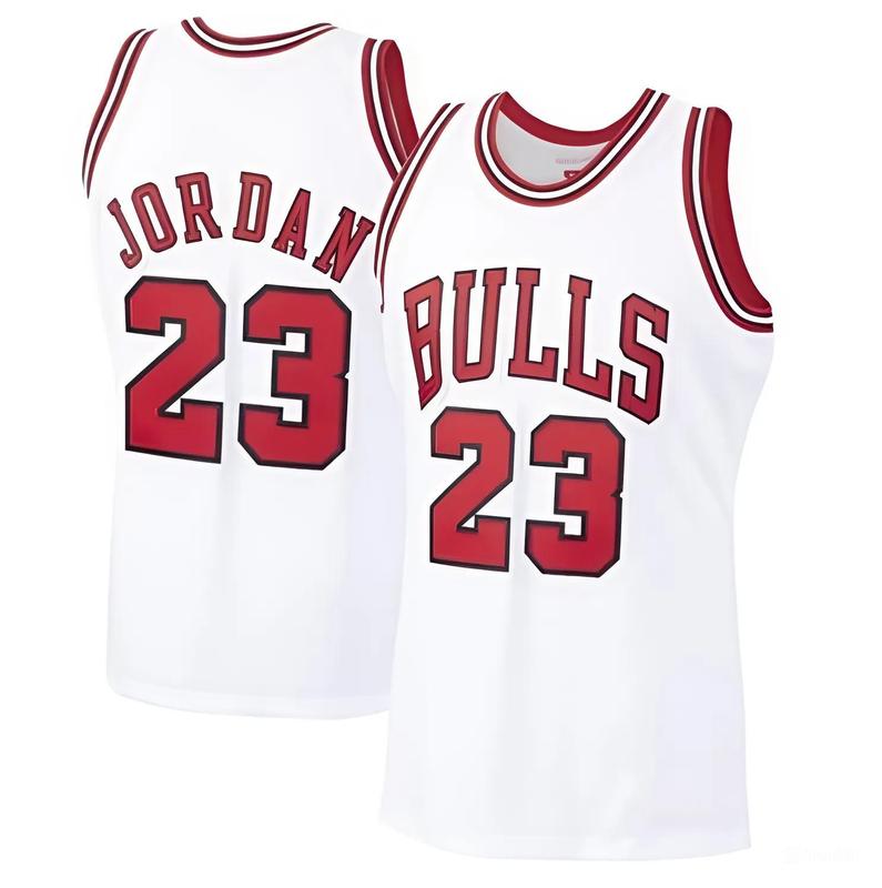 Retro Mich aell Jor dan WHITE Bull Chicago Vintage Basketball Jersey Basketballjersey - Sport Uniforms - Basketballjersey