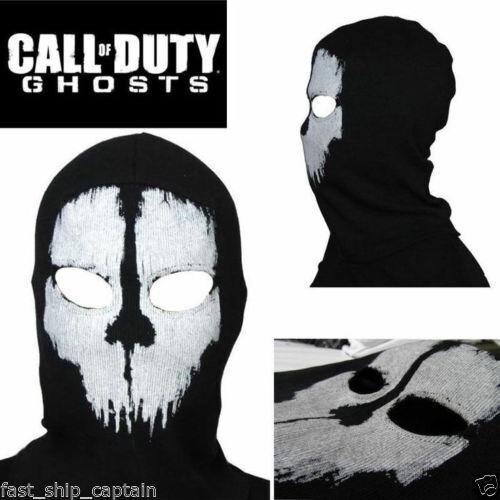 2 Hole Balaclava Halloween Ghost Skull Face Mask Bike Ski Motorcycle Helmet Hood