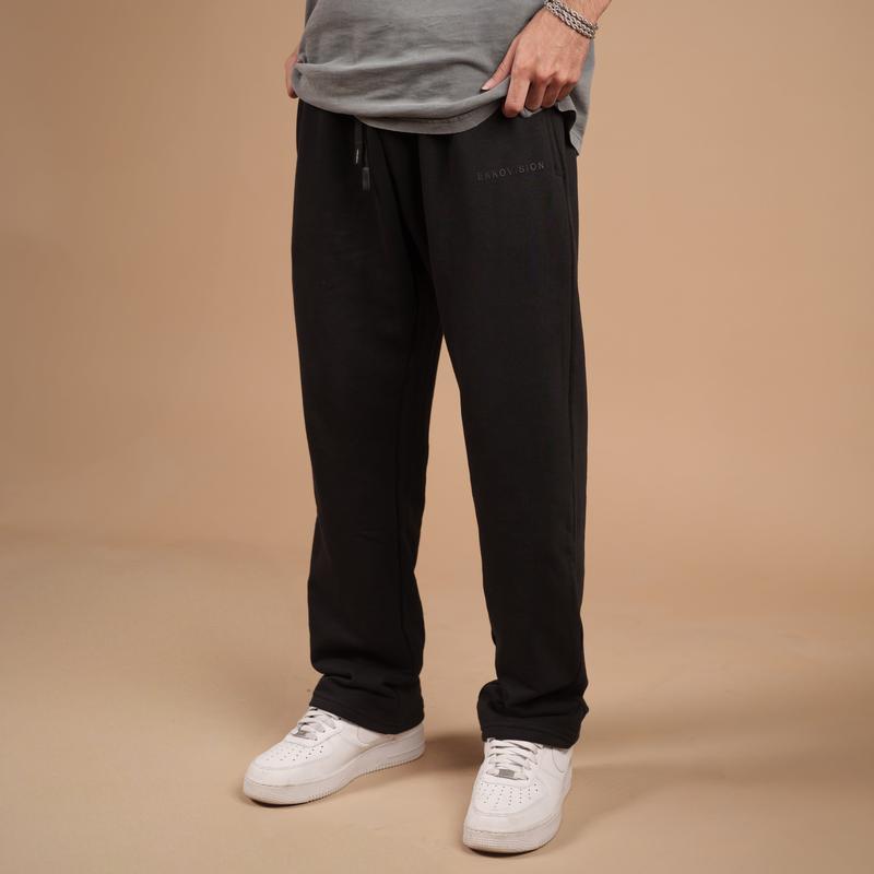 EKKO Terry Cotton Straight Leg Jogger