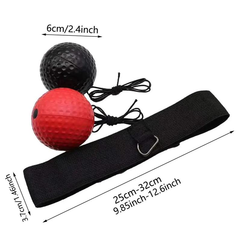 Boxing Training Equipment, 2 Counts set Headband & Back Strap Combination Set, Home Fitness Equipment for Men & Women