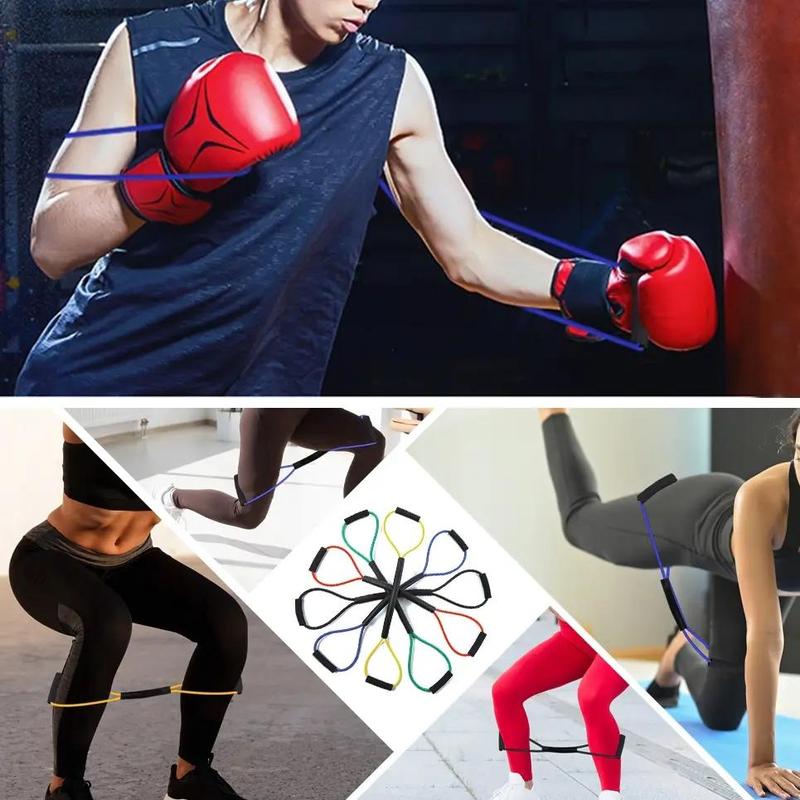 Boxing Training Equipment, 2 Counts set Headband & Back Strap Combination Set, Home Fitness Equipment for Men & Women