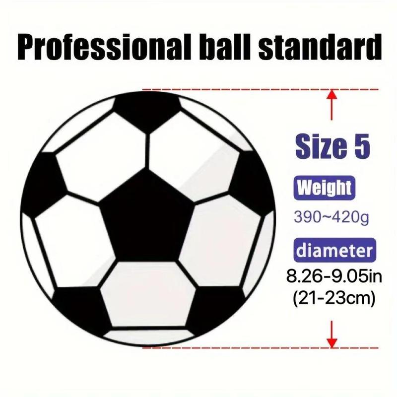 Professional Size 5 Football, Football Training Ball, Durable and Long-lasting Football for Outdoor Training & Entertainment