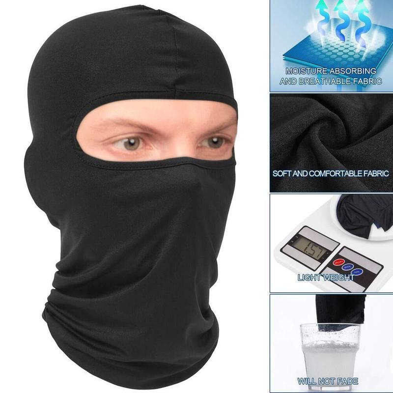 Balaclava Face Mask UV Protection Ski Sun Hood Tactical Thin Mask for Men Women