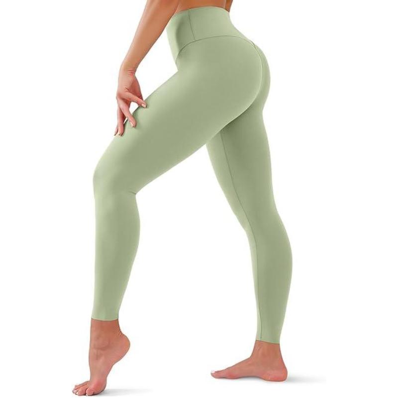 High Waisted Tummy Control Yoga Pants for Women - Shaping Training Leggings with Side Pockets, Plus Size - Bottoms, Womenswear