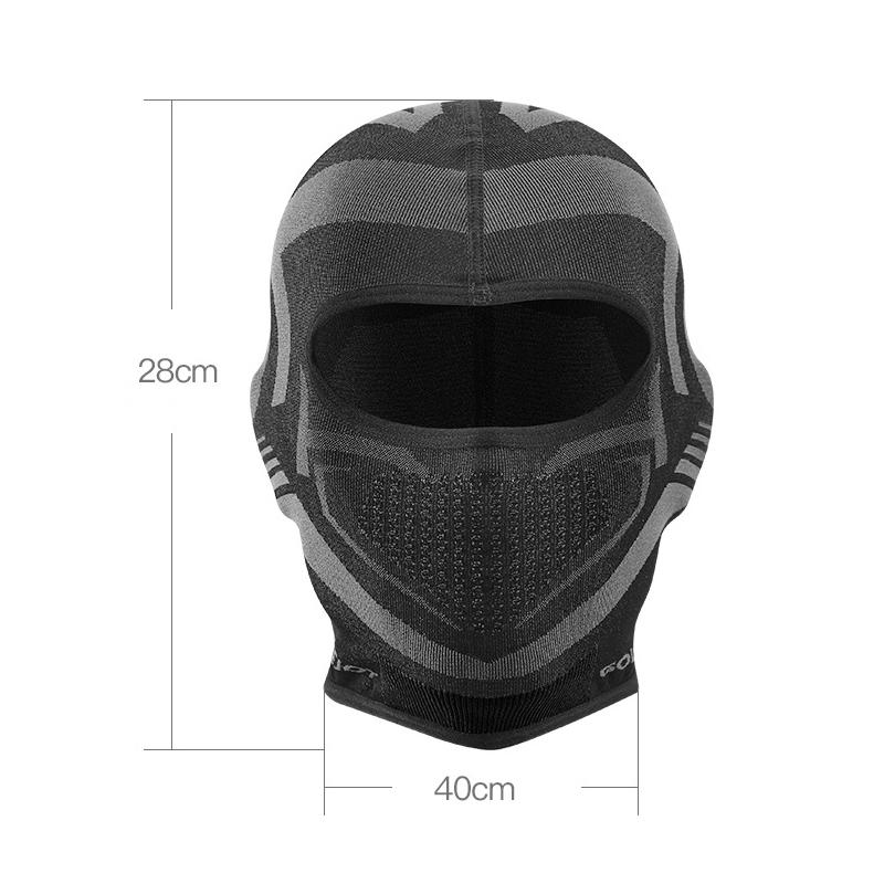 Breathable Winter Balaclava, Windproof Motorcycle Face Mask Cycling Warmer Neck Gaiter Outdoor Sports(2Pcs)