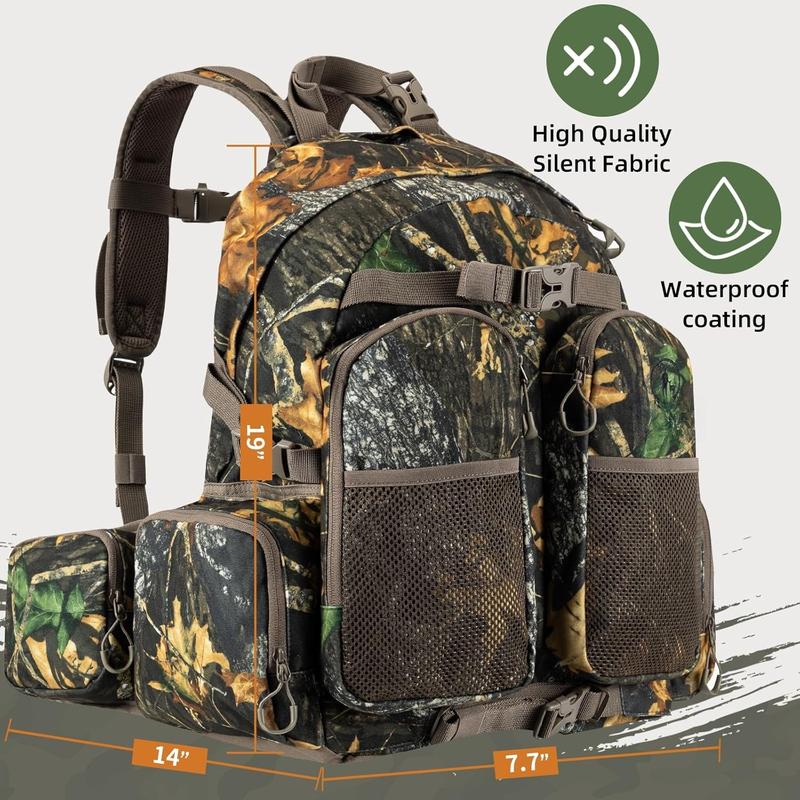 hunting backpack for men Waterproof Camo Hunting Pack Hunting gifts for men hunting gear Hunting Day Pack-BlessedLeaf-35L