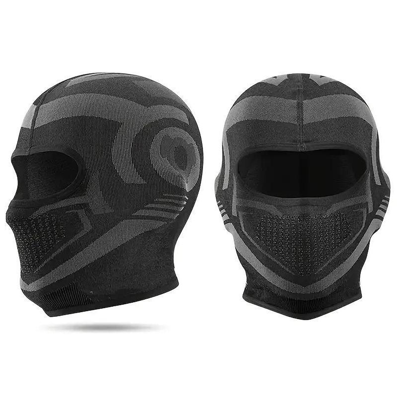 Breathable Winter Balaclava, Windproof Motorcycle Face Mask Cycling Warmer Neck Gaiter Outdoor Sports(2Pcs)