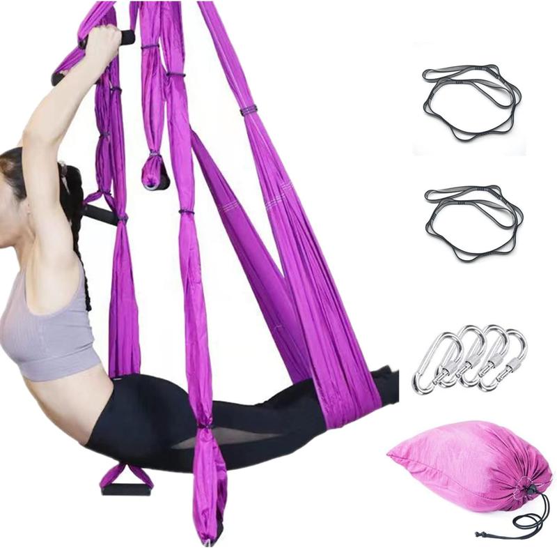 Aerial Yoga Swing Set,Ultra  Yoga Hammock Trapeze Extension,Antigravity Ceiling Hanging Yoga Sling Inversion Exercises