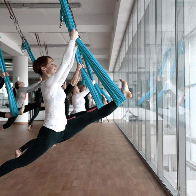 Aerial Yoga Swing Set,Ultra  Yoga Hammock Trapeze Extension,Antigravity Ceiling Hanging Yoga Sling Inversion Exercises