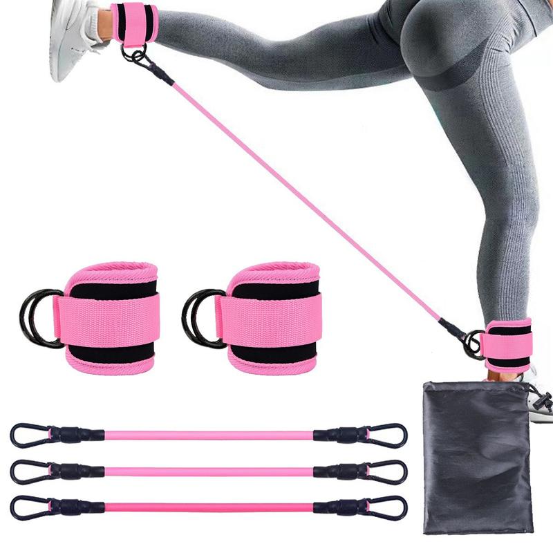 Ankle Resistance Bands with Cuffs, Glutes Workout Equipment,Ankle Bands for Working Out, Butt Exercise for Women Legs and Glutes