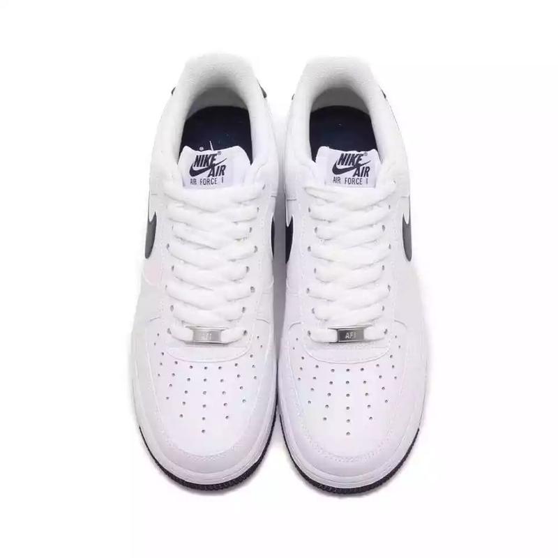 Men's Nike Force 1 '07 White Midnight Navy-White (FJ4146 104)