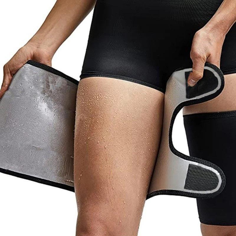 Sweat Thigh Band, 2 Counts set Thigh Support for Men & Women, Leg Muscle Fixing Sweat Band, Indoor Recreation Equipment