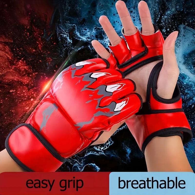 Boxing Gloves, 1 Pair Training Gloves, Punching Gloves for Sandbag, Boxing Gloves for Martial Arts, Muay Thai, MMA, Kickboxing