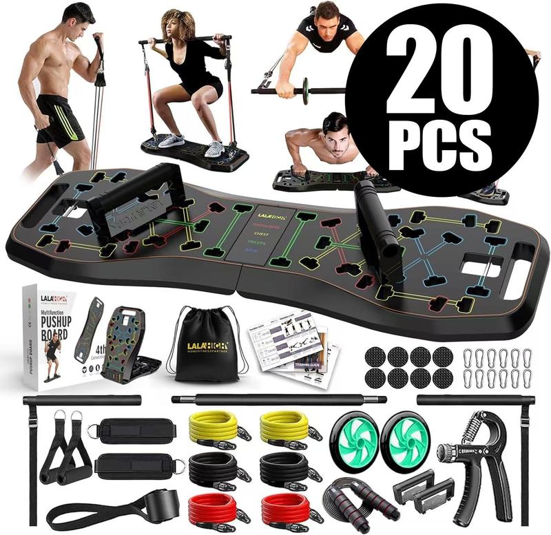 LALAHIGH Portable Home Gym System  Efficient Fitness  Home Workout  Easy Shaping  Fat Burning and Weight Loss  Total Fat Burn  At-Home Sculpting  At-Home Sculpting  work equipment for men  push up board