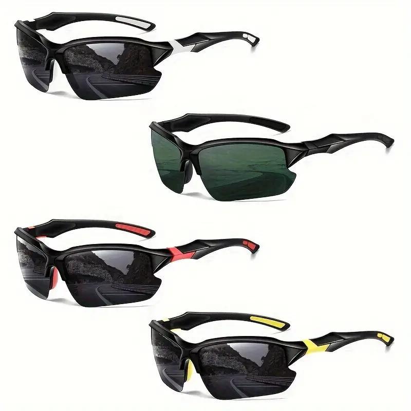 Unisex Sporty Polarized Sunglasses, 1 Pair Windproof Sunglasses for Running, Fishing, Golf and Driving, Outdoor Sports Accessories