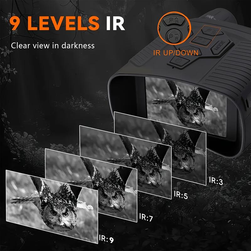 Infrared Night Vision Binoculars, Suitable for Outdoor Use, Suitable for Adults, 32GB Card Storage Data, Good Helper for Camping and Hunting Safety