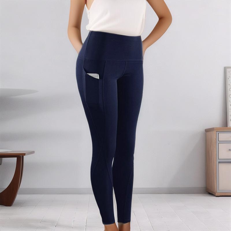 Women Leggings with Pockets, High Waist Tummy Control Workout Yoga Pants