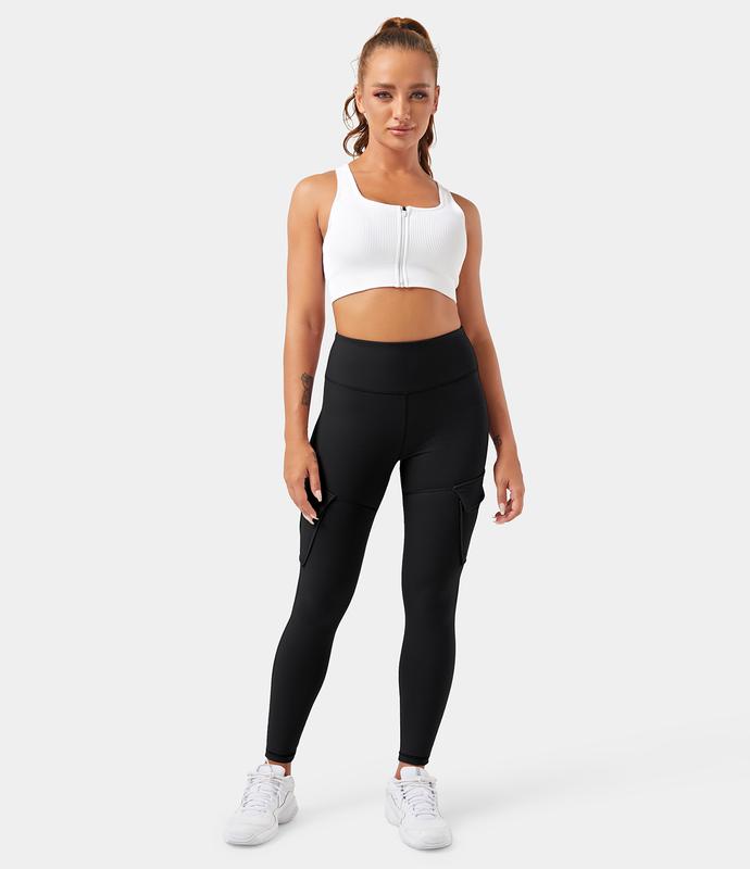 Halara High Waisted Cargo Pocket Skinny Yoga Leggings