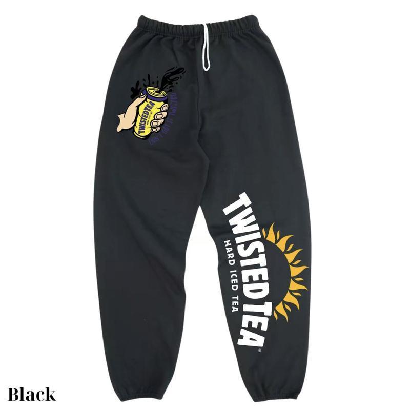 TikTok Streetwear Graphic Twisted Tea Don't Ger It Twisted Unisex Sweatpants For Running, Streetwear Hiphop Joggers, Gift For Him, Unisex Sweatpants, Unisex Joggers, Trend Sweatpants, No Pockets