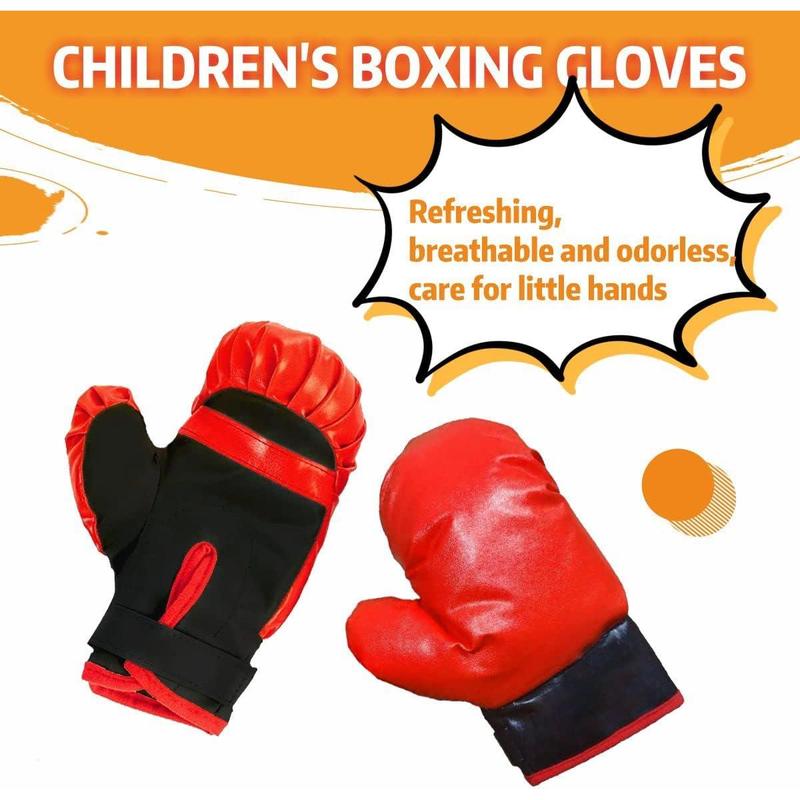 2024Punching Bag For Kids, Kids Boxing Bag With Stand, 3 4 5 6 7 8 9 10 Years Old Adjustable Kids Punching Bag, Boxing Equipment With Boxing Gloves, Boxing Set As Boys & Girls Toys Gifts