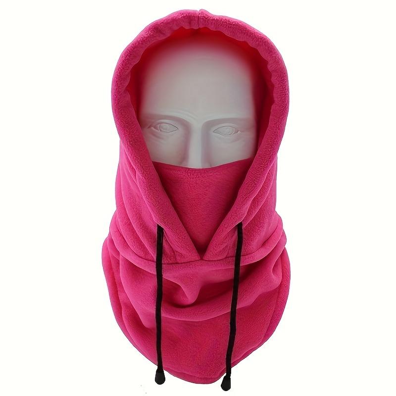 Windproof Winter Hood, Ear Protection Neck Cover Warm Plush Ski Mask, Outdoor One-piece Sports Cap Scarf