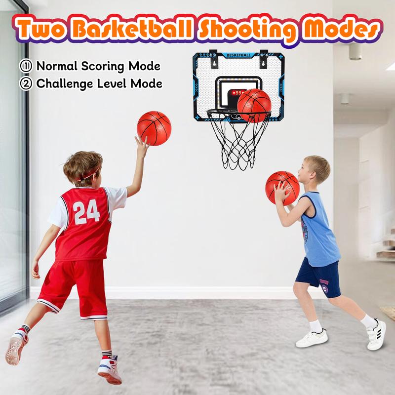 Indoor Basketball Hoop, Basketball Hoops Over The Door with LED Lighting