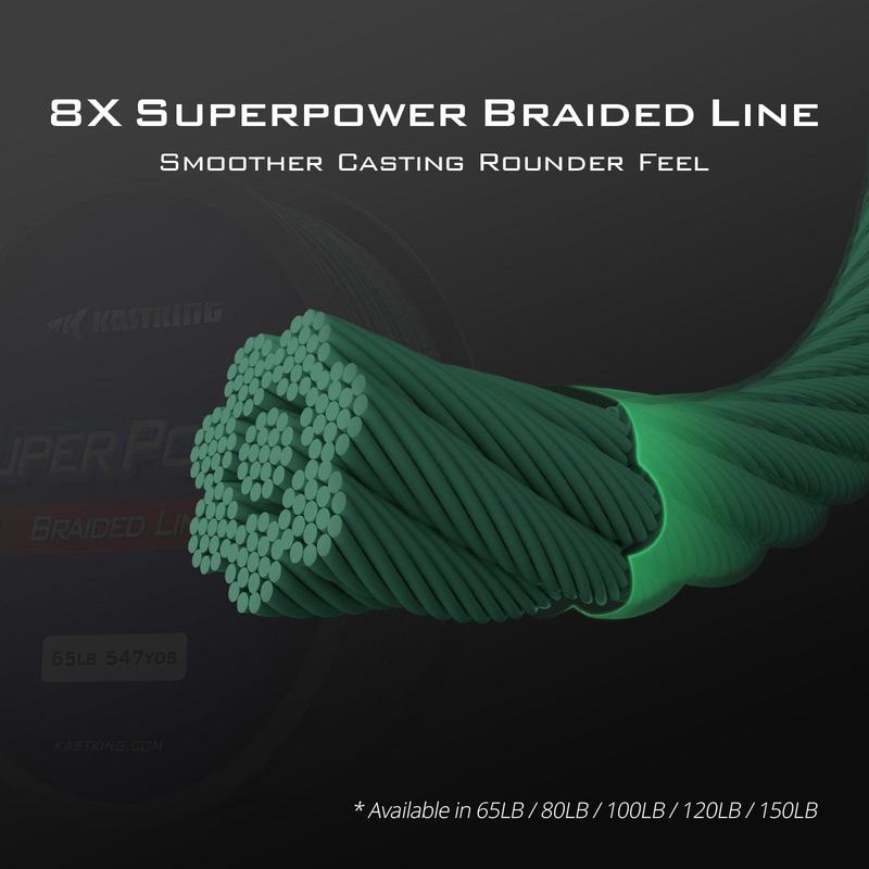 KastKing SuperPower Braided Fishing Line 150 Yards