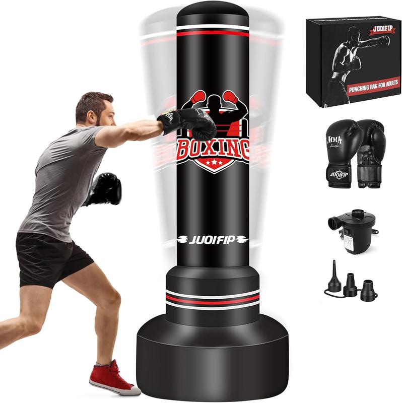 Heavy Punching Bag with Stand Adults Teens,70