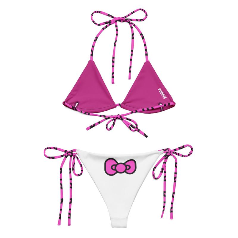 Hello Bitty Bow String Bikini