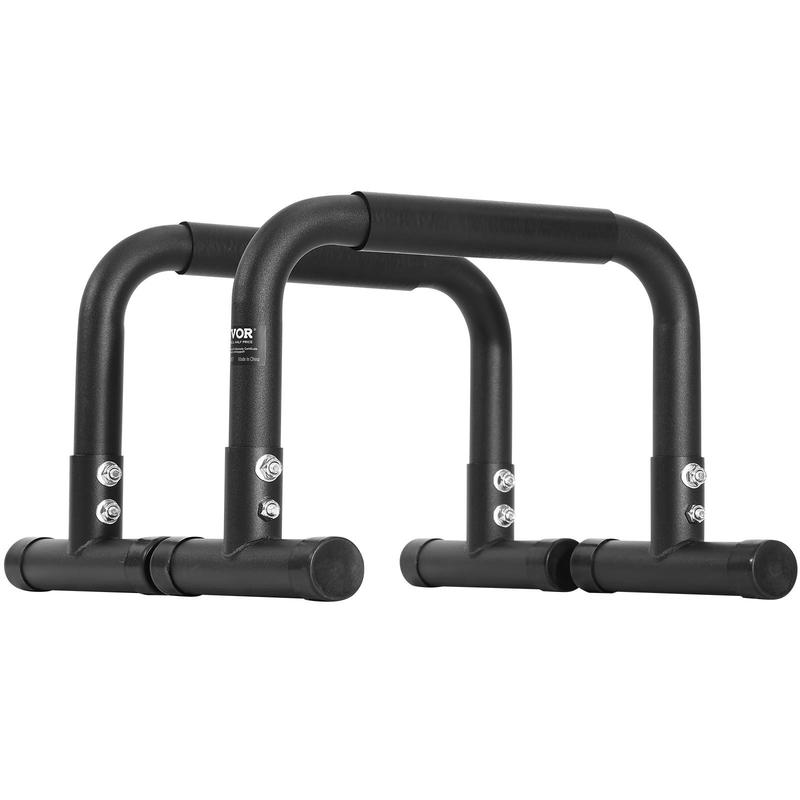 VEVOR Dip Bars, 500 lbs Weight Capacity, Heave Duty Dip Stand Station, Fitness Workout Dip Bar Station Stabilizer Parallette Push Up Stand, Parallel Bars for Strength Training Home Gym Office Outdoor