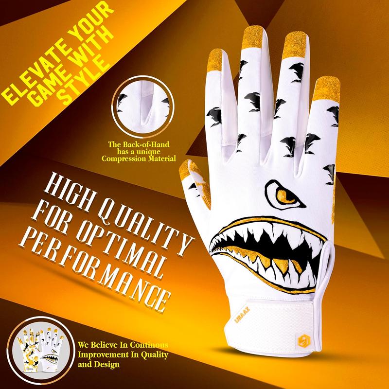 Football Gloves Limited Edition Fit Youth Football Gloves Tacky Football Gloves Men, Football Gloves for  8-12 Receiver Gloves  Football Gloves Youth