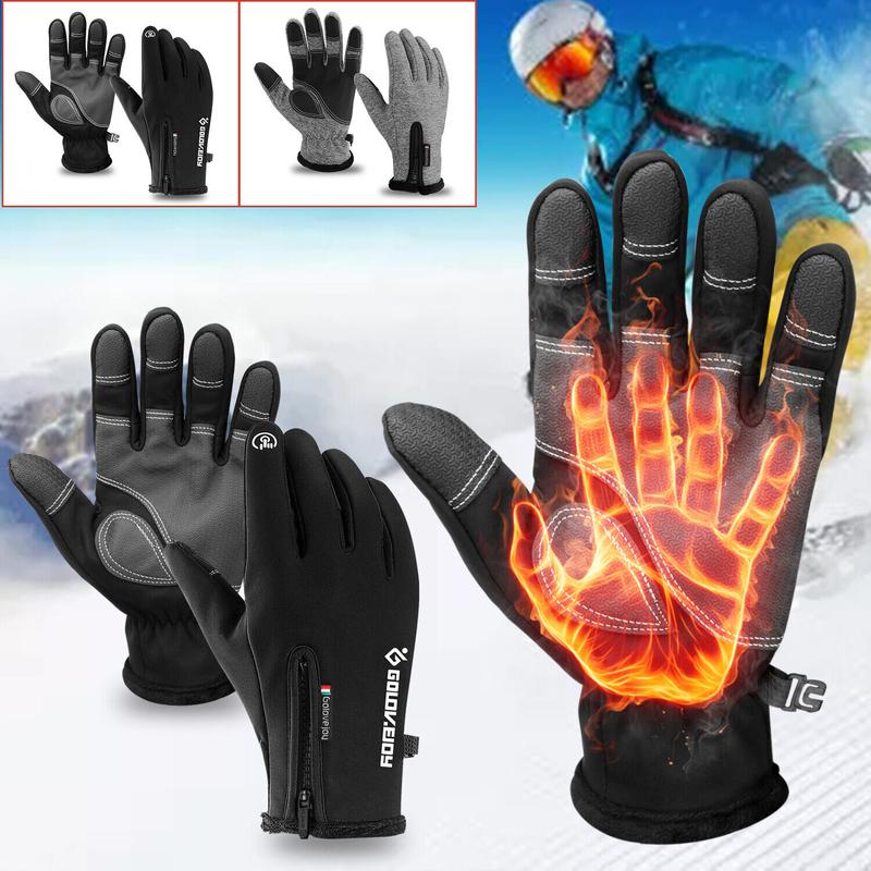 Winter Gloves Touch Screen Water Resistant Windproof Thermal for Running Cycling Driving Hiking for Men Women