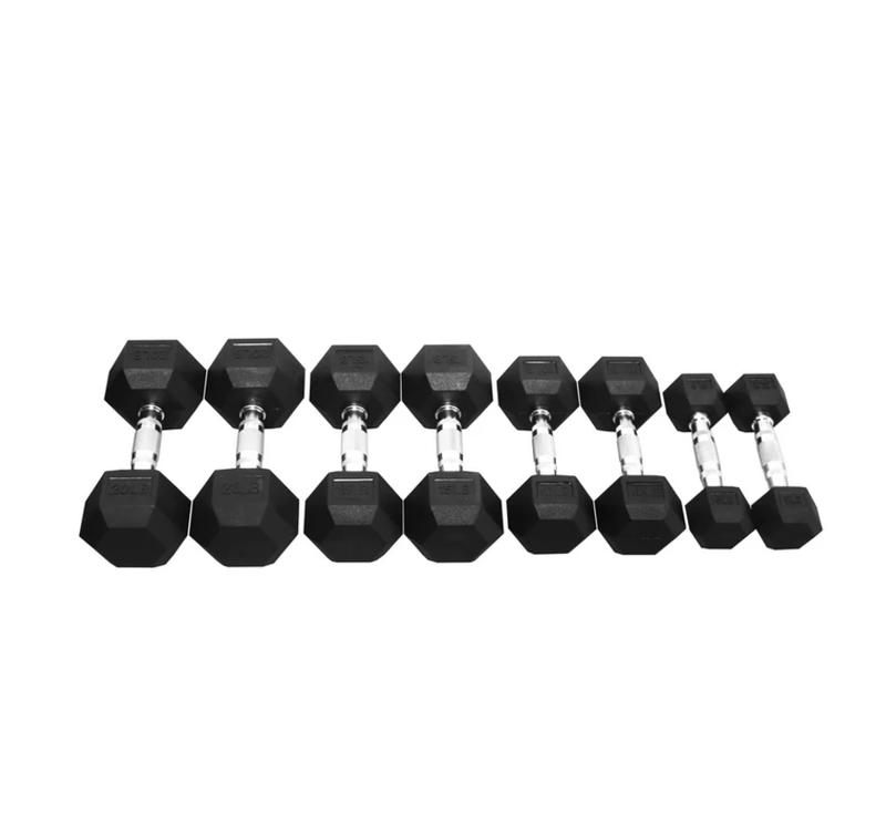 BalanceFrom Dumbbell Set, Pairs of 5 lb, 10 lb, 15 lb, and 20 lb