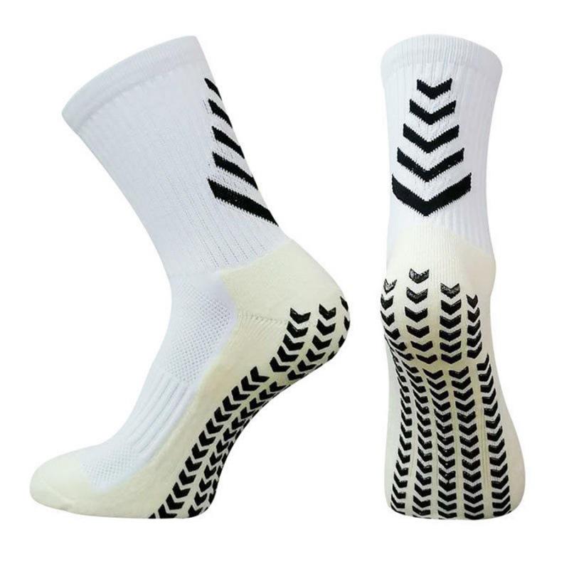 Anti-Slip Football Socks Men Athletic Soccer Socks Cushioned Breathable For Running Yoga Basketball Cycling Sports Grip Socks