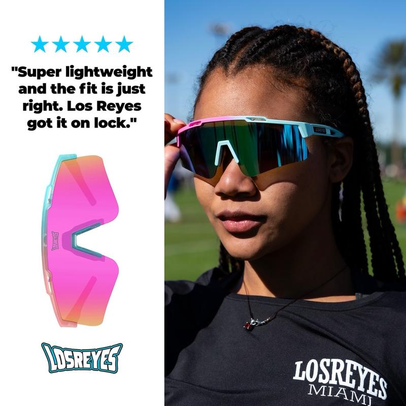 LOSREYES Sport Sunglasses - Candy Collection - Unisex - TR90 Frame - 100% UV Protection - Medium to Large Fit