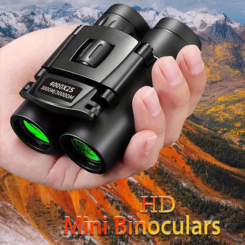 4000x25 Portable High Definition Binoculars, 3000m 30000m Binoculars, Foldable High Definition Binoculars for Outdoor Camping