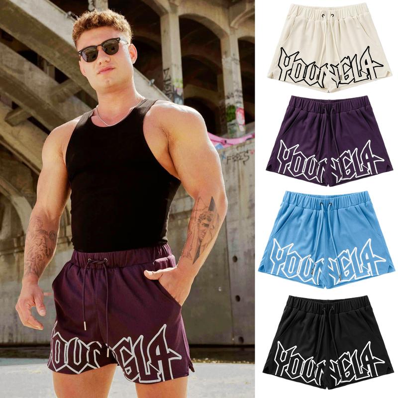 Youngla Short Sports Fitness Shorts Quick Drying Breathable Basketball Training Shorts