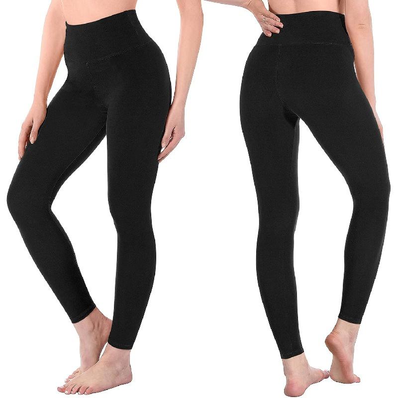 High waisted leggings for women-full length capri buttery soft yoga pants for workout Athletic