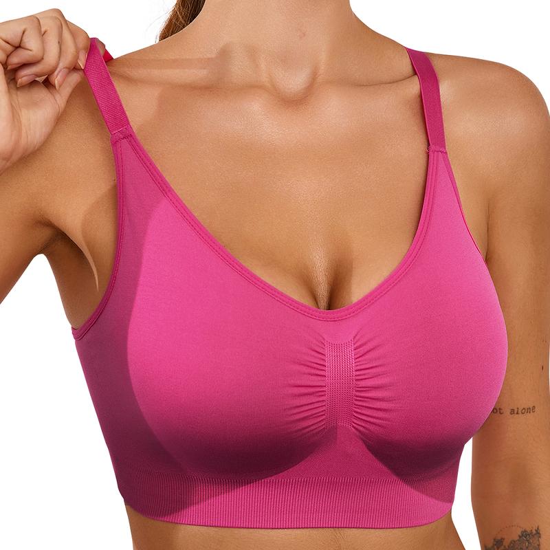 VRcomfy Women's Wireless Sculpt Comfort Bralette Sports Bra - , Casual Everyday comfort underwear