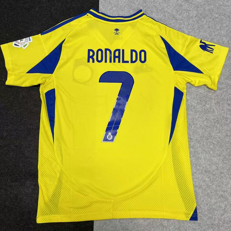 2024 25 New Saudi League Riyadh Victory Home7 Ronaldo Short Sleeved Football Jersey