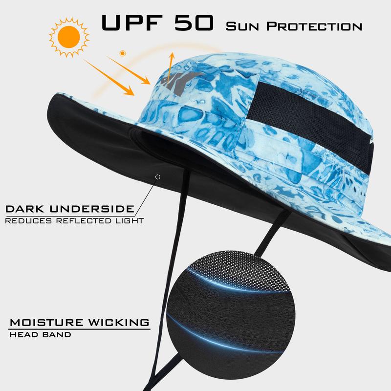 KastKing Sol Armis UPF 50 Boonie Hat - Sun Protection Hat, Fishing Hat, Beach & Hiking Hat, Paddling, Rowing, Kayaking Hat