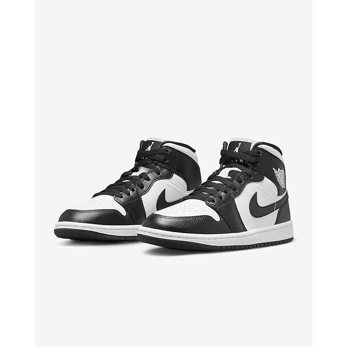 Women's Air Jordan 1 Mid White Black-White (DV0991 101)