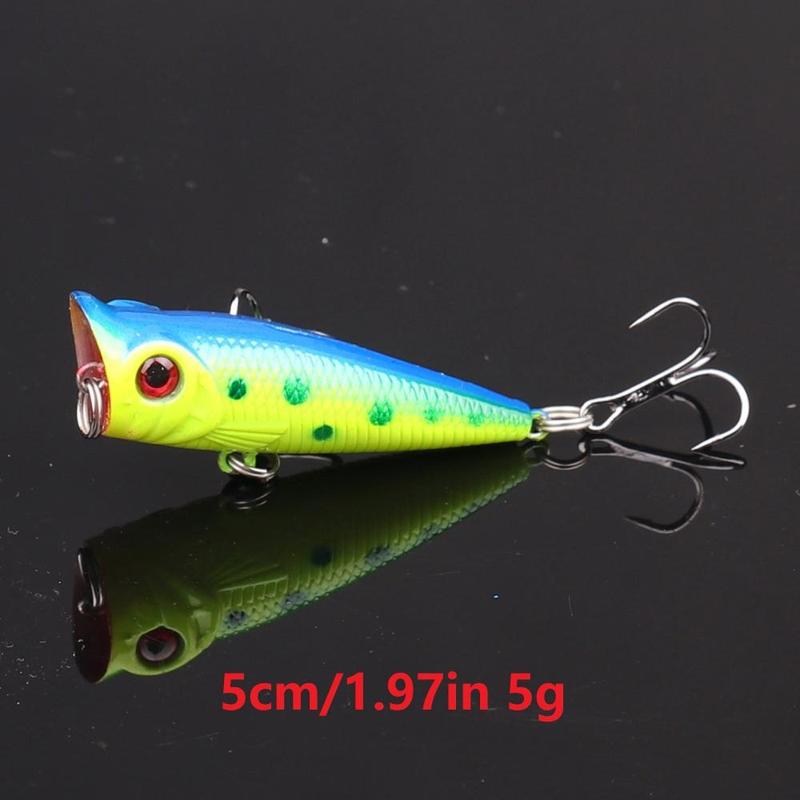 Mini Fishing Lures (5 Counts set), Simulation Fishing Lure With Hook, Fishing Accessories For Outdoor Fishing