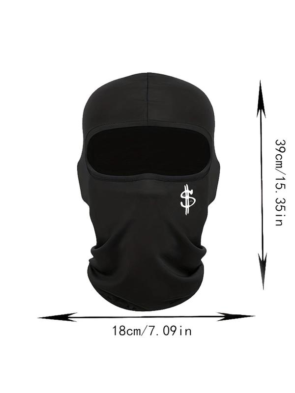 Summer Creative Dollar Print Balaclava Mask, Breathable Full Face Mask, Sun Protection Face Covering for Men & Women, Cute Face Mask for Outdoor Sports