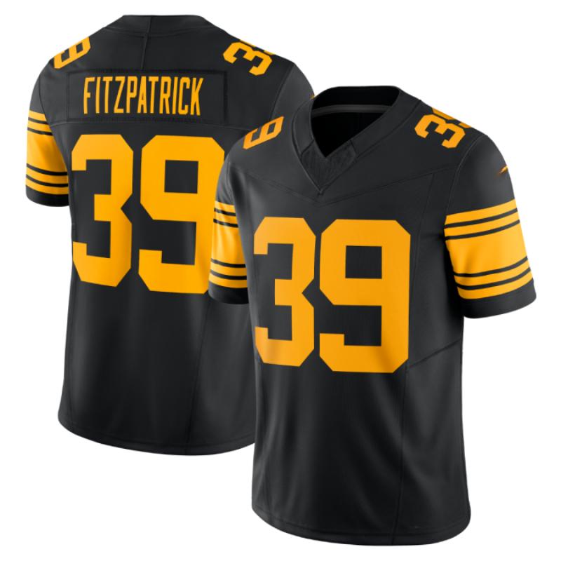 Pickens #14 Jersey, Freiermuth #88 Jersey, Wilson #3 Jersey, Watt #90 Jersey, Fitzpatrick #39 Jersey, Custom Steelers Jersey